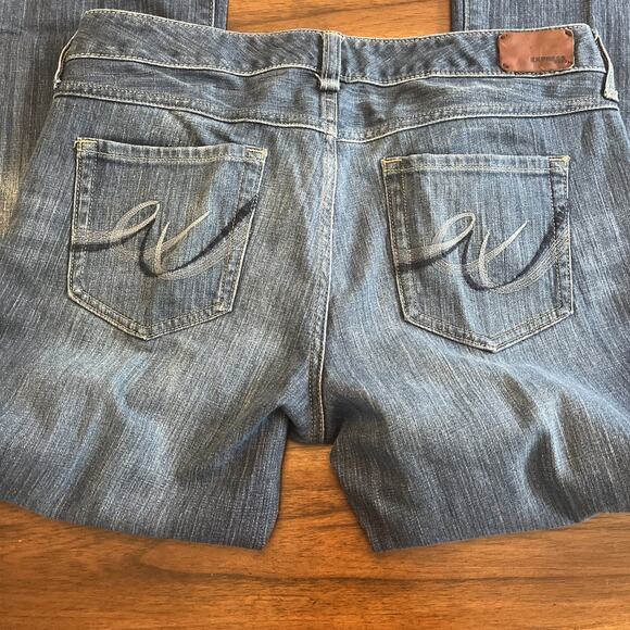 Express Jeans Women’s Sz 10Short ID 025039 Dark Wash Bootcut Y2K Campus Street - Picture 4 of 8